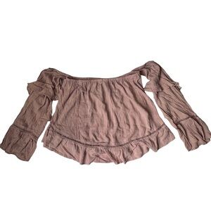 American Rag WoodRose (Pink) Off the Shoulder Top Size XL NWT